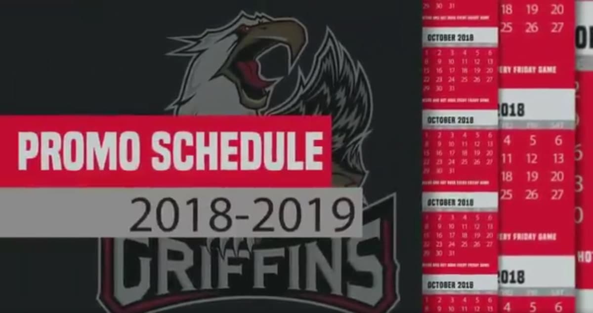 Grand Rapids Griffins release 2018-19 promotional schedule