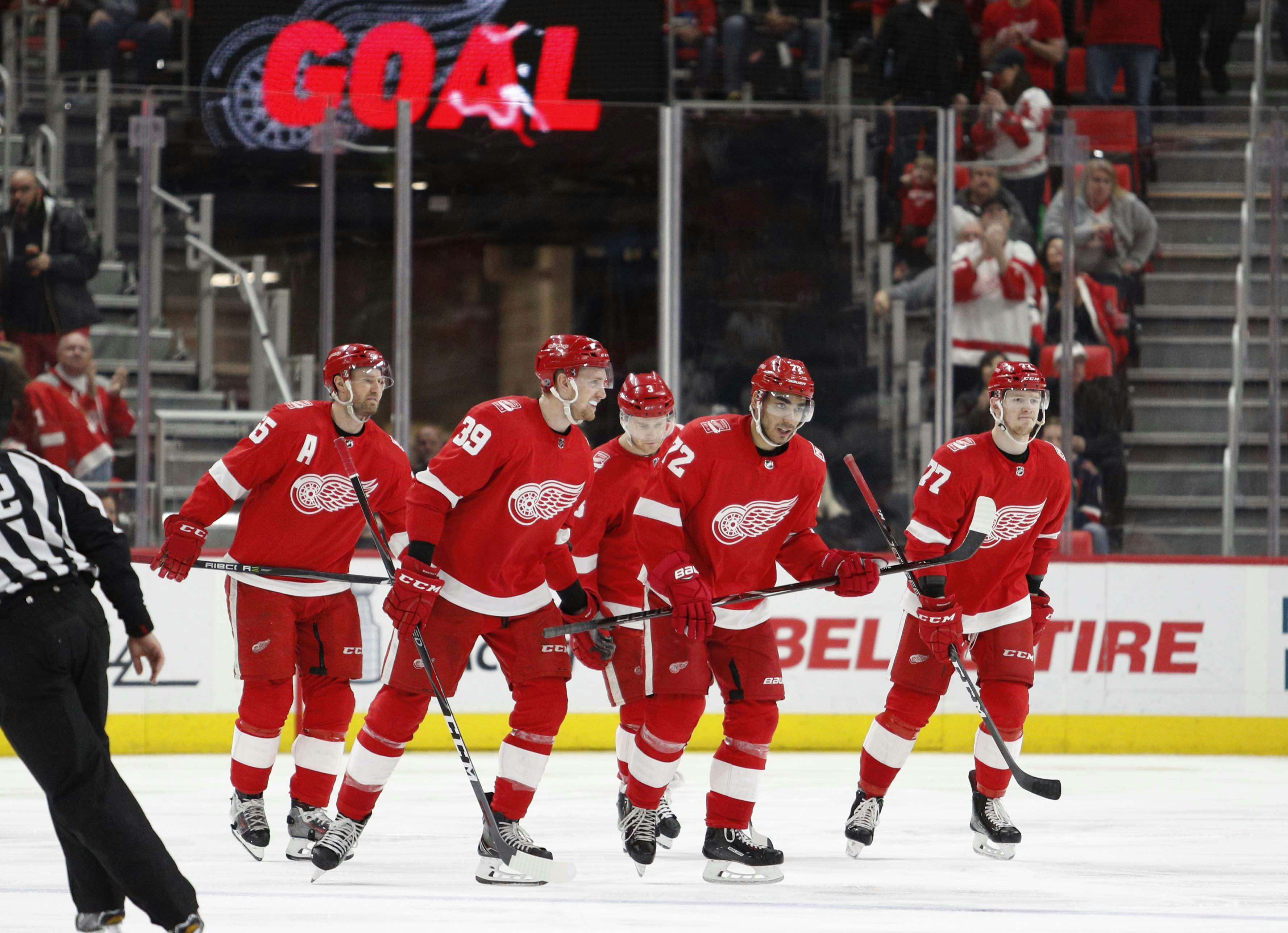 Red Wings opening night lineup prediction WingsNation