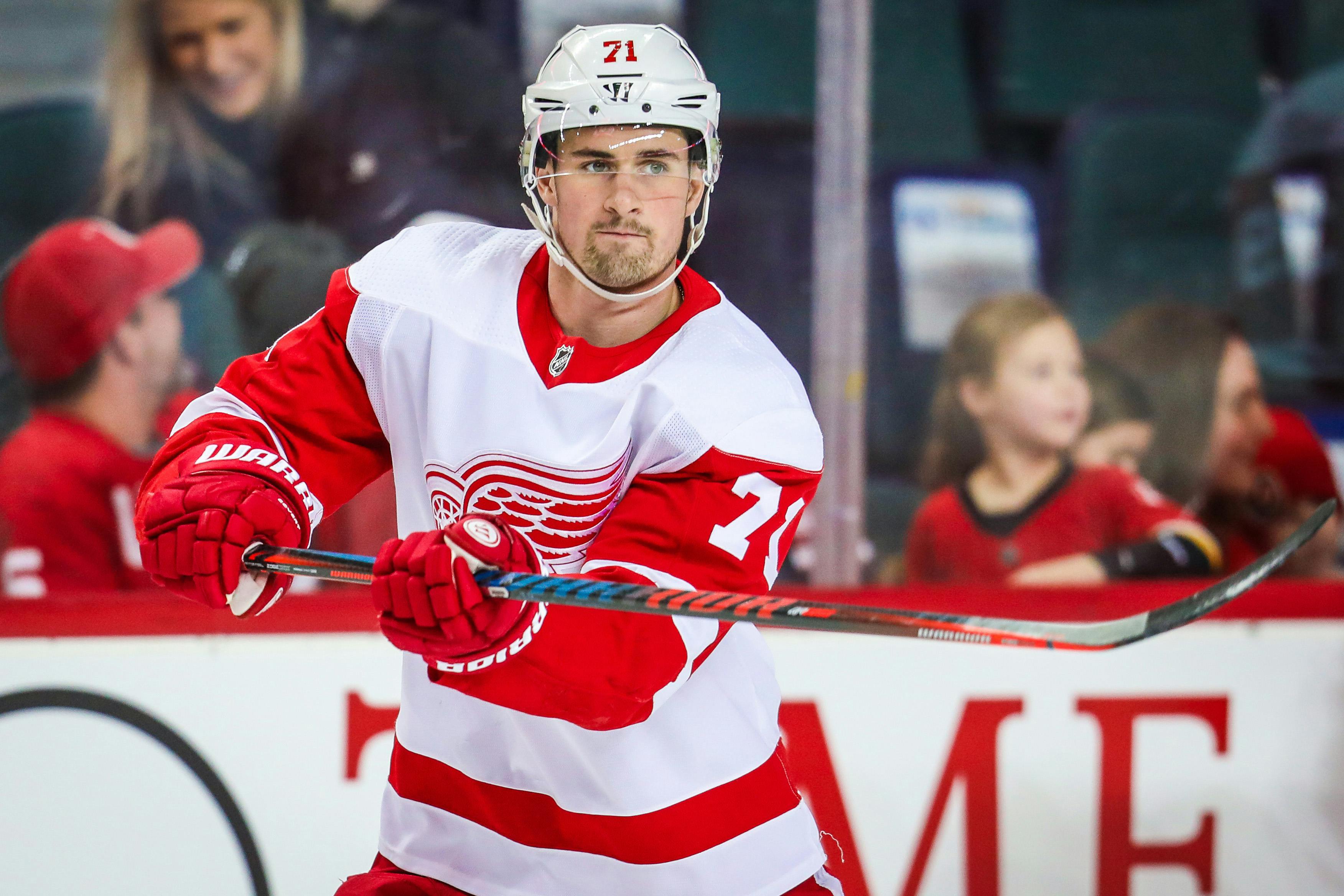 The day after Red Wings captain Dylan Larkin signed an 8-year