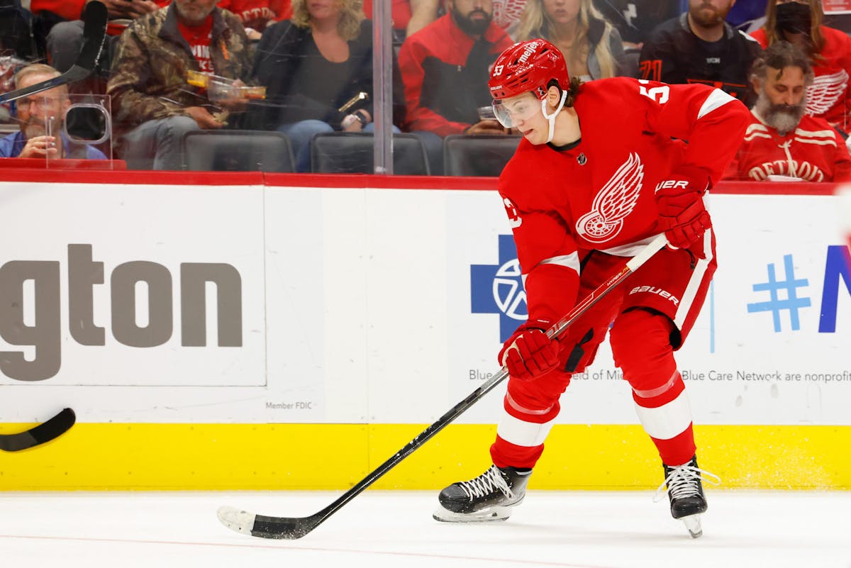 Red Wings' Moritz Seider named NHL Rookie of the Month in October