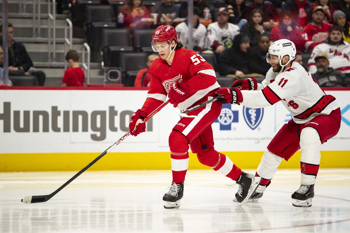 Seider becomes first Red Wings rookie defenseman with a seven-game ...