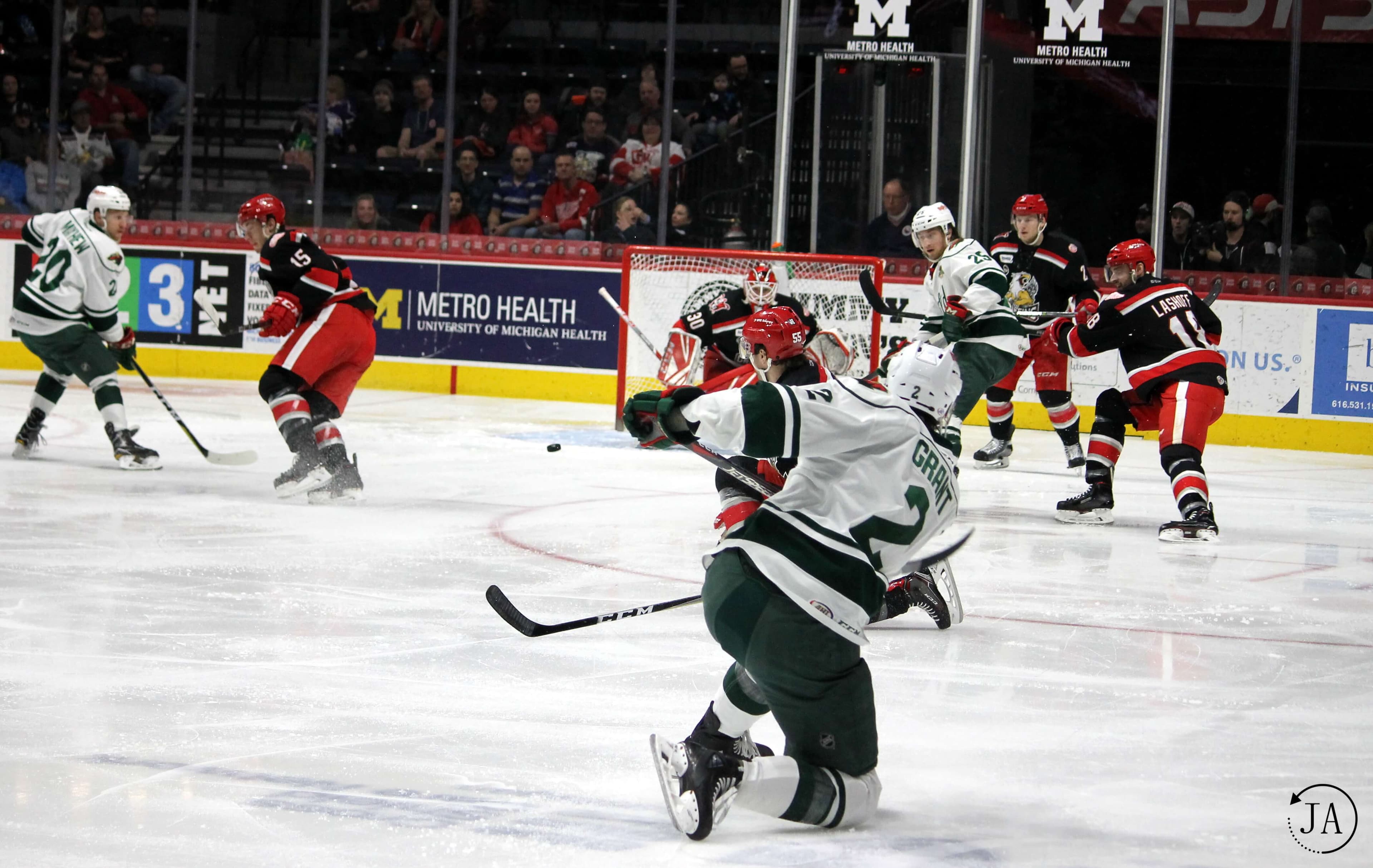 iowa wild-grand rapids-griffins-grand rapids hockey-griffins hockey-tom mccollum-mccollum